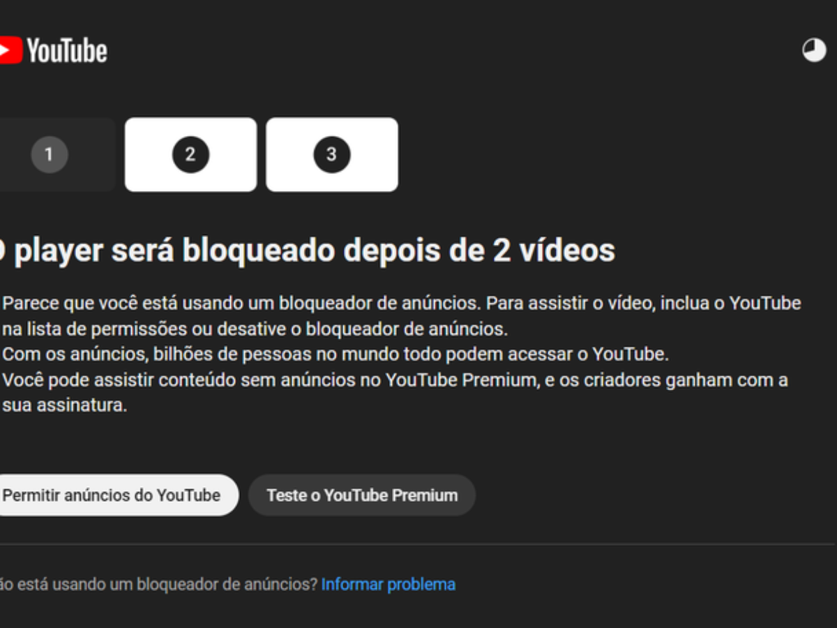 testa 5 anúncios ao invés de 2 antes dos vídeos : r/brasil