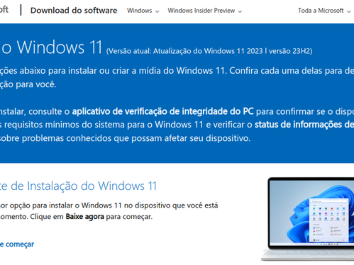 O MELHOR MÉTODO PARA BAIXAR O WINDOWS 11 GRÁTIS (Atualizado) 