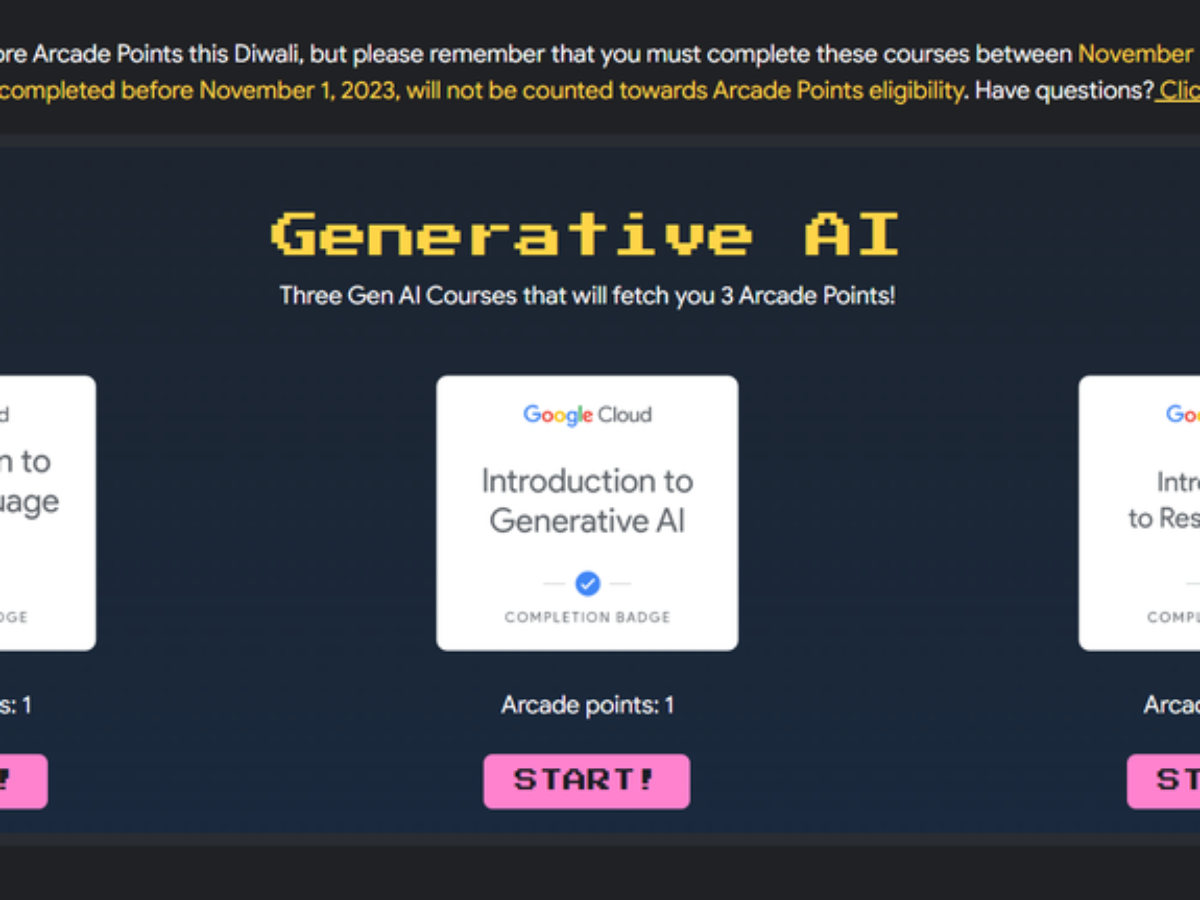 Curso de IA Generativa Gratuito do Google com Jogos