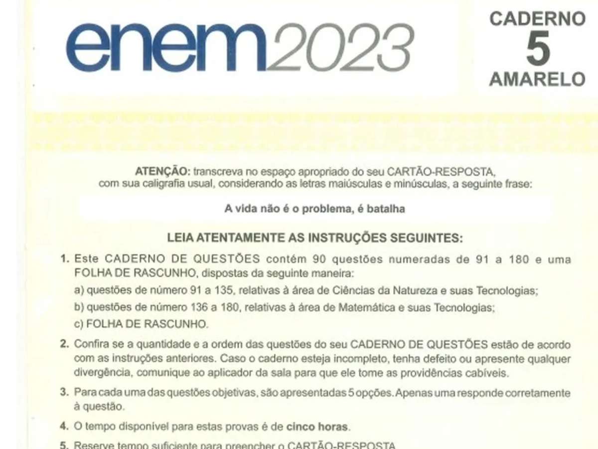 Inep autoriza reaplicação da prova do Enem 2023 no Paraná