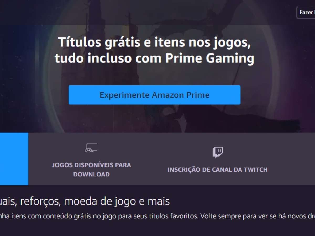 Confira os conteúdos e jogos grátis do  Prime Gaming em setembro