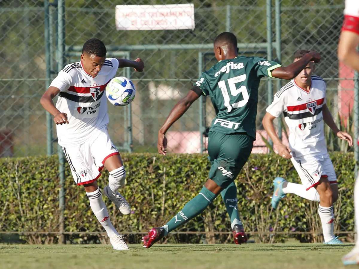 Palmeiras vence São Paulo em Cotia no jogo de ida da final do Paulista  Sub-20 – Palmeiras