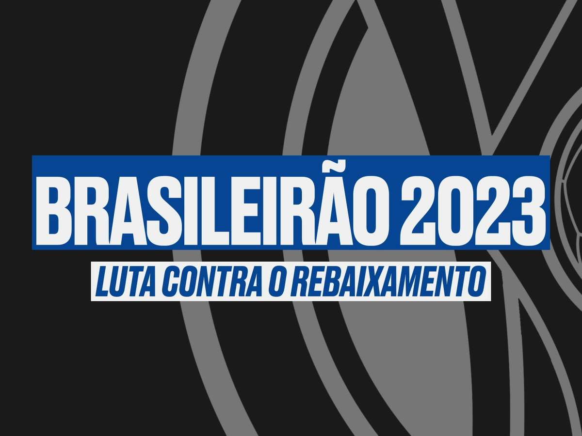 Somente os 4 times na zona de rebaixamento no Brasileirão em 2023
