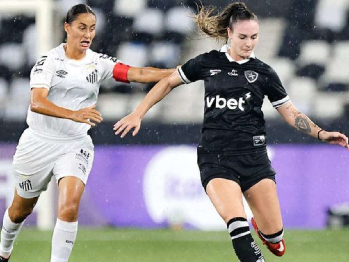 BRASILEIRÃO FEMININO: Botafogo y Santos empatan en un partido bajo la lluvia