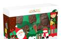 O Papai Noel e presentes em chocolate ao leite vêm em uma caixa com 130 g e sai por R$ 16,40