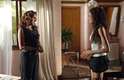 Sheila (Lucy Ramos) convence Wanda (Totia Meirelles) de que não está mentindo e que realmente quer ir para a Turquia trabalhar