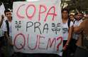 18 junho - Os protestos na cidade de Belo Horizonte contra os mais diversos temas continuaram nesta terça-feira