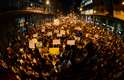 20 de junho - Milhares de manifestantes marcham pacificamente no centro de Niterói (RJ)