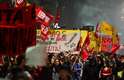 20 de junho Em São Paulo, houve discussão e briga entre manifestantes e militantes do Partido dos Trabalhadores (PT) e do Partido Socialista dos Trabalhadores Unificado (PSTU)
