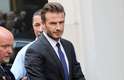 O jogador de futebol David Beckham é adepto de uma barba mais elegante
