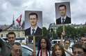 Grupo pró-Assad faz protesto em Paris contra intervenção militar na Síria
