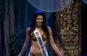 Realizado pela primeira vez em Belo Horizonte, o Miss Brasil 2013 foi realizado neste sábado (28). Na foto, o desfile de biquíni