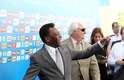 Com fama de "pé frio", Pelé evitou participar de sorteio