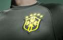 A Nike divulgou, nesta sexta-feira, o terceiro uniforme da Seleção Brasileira para a Copa de 2014 - o modelo conta com um tom de verde escuro quase negro