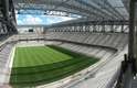 10 de março de 2014: Arena da Baixada entra em fase final de obras, com instalação de traves, demarcações no gramado e reformas de acabamento no estádio e no entorno