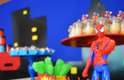 Super-heróis têm presença garantida nas festas infantis. Mesa da Invento Festa