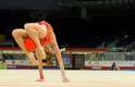 Atletas da ginástica rítmica se apresentaram nesta sexta-feira no Toronto Coliseum nos Jogos Pan-Americanos 2015. As brasileiras Natália Gaudio e Angélica Kvieczynski competiram na prova individual