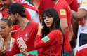 Georgina Rodriguez, namorada de Cristiano Ronaldo, durante partida de Portugal contra Marrocos, pelo Grupo B da Copa