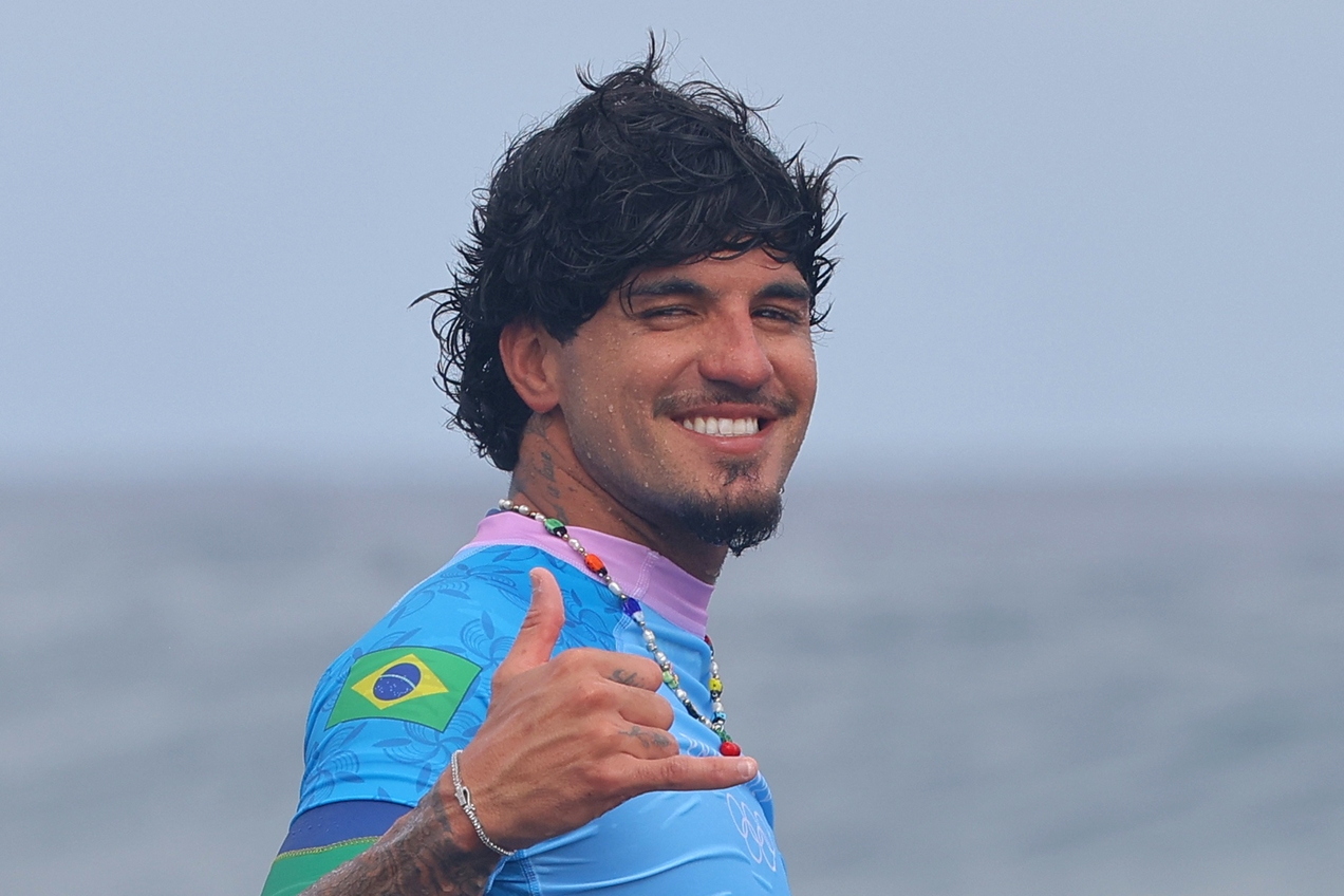 Gabriel Medina leva bronze no surfe dos Jogos Olímpicos de Paris.