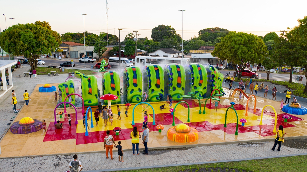 Praça do bairro Nova Cidade, em Boa Vista