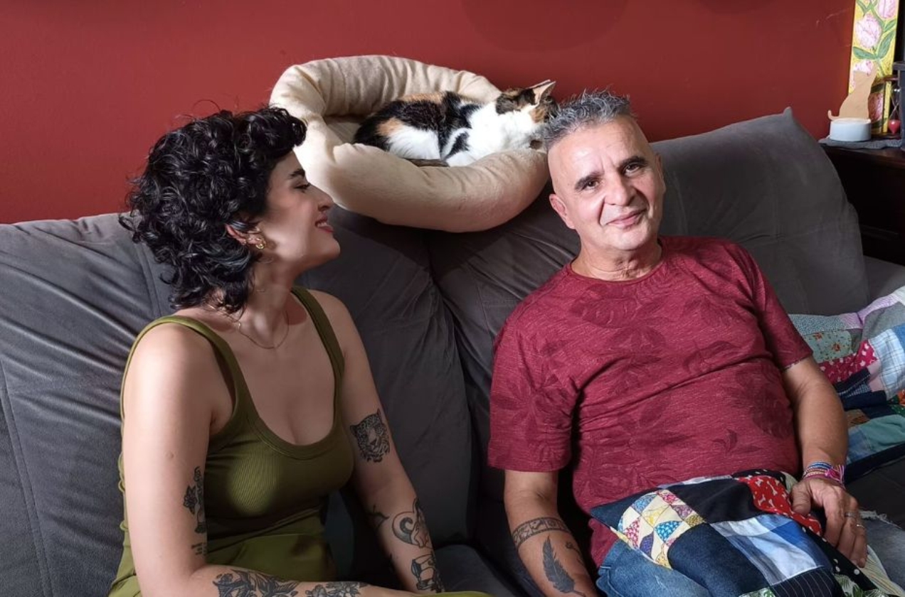 A filha, Luiza Mariana, foi quem apresentou a história de Orlando na militância na web