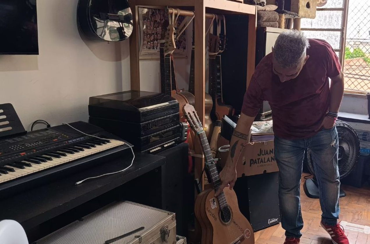 A casa do mecânico respira música e arte