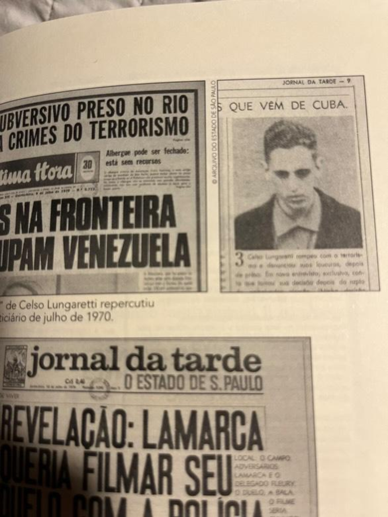 Imagens retiradas do livro 'Náufrago da utopia: vencer ou morrer na guerrilha, aos 18 anos'