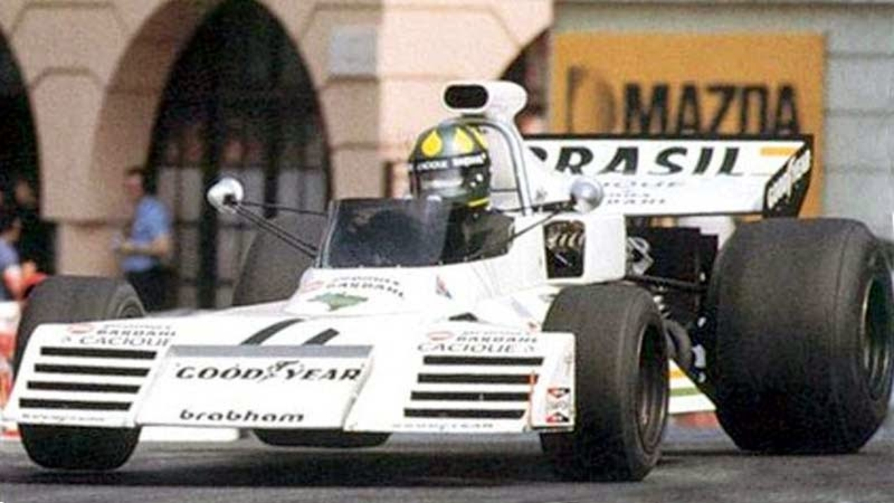 Wilsinho Fittipaldi no Brabham BT42 no GP de Monaco 1973