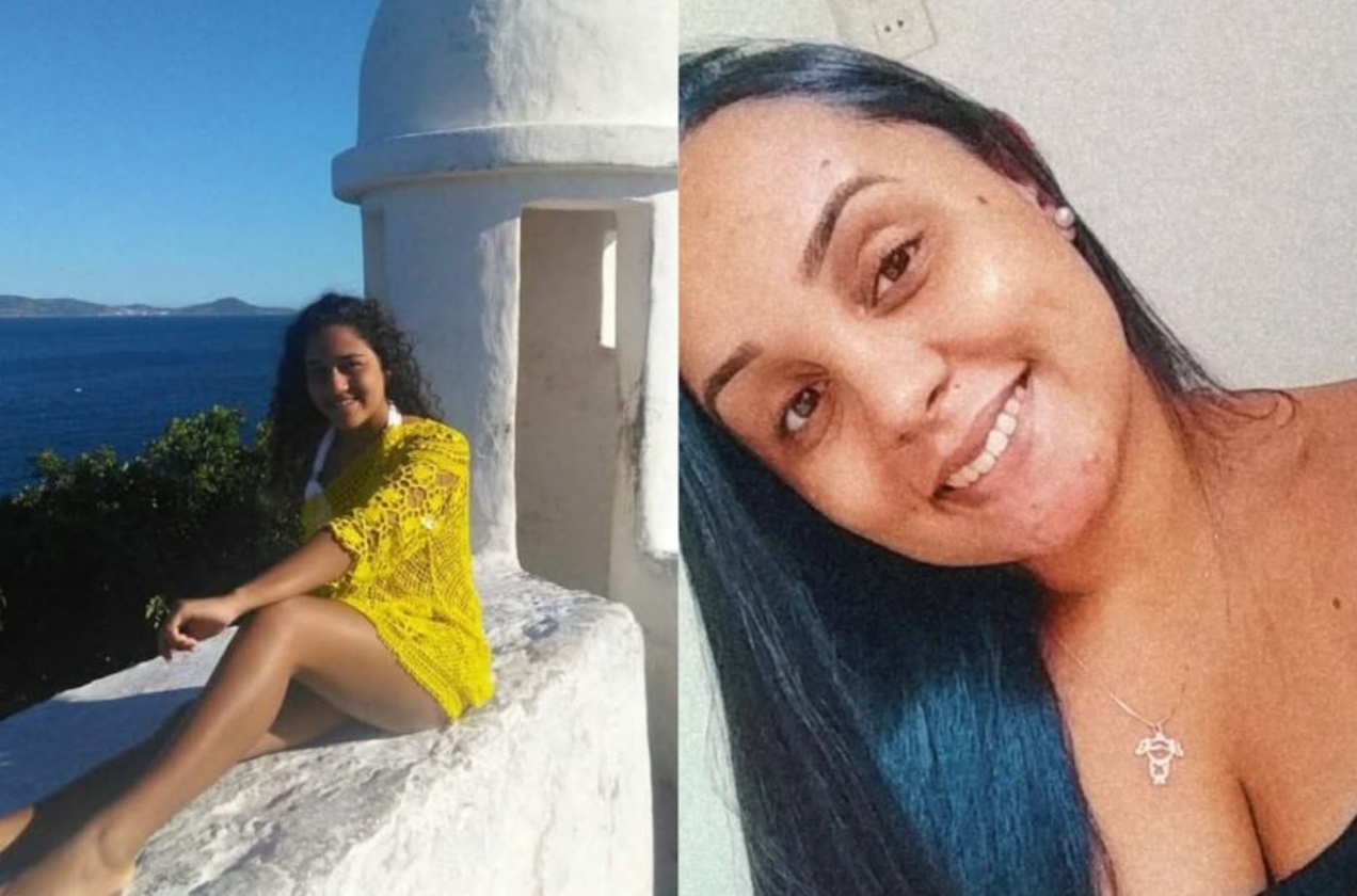 Ana Carolina da Silva Affonso, de 19 anos, e Joyce Affonso, de 21, filha e sobrinha de Cris, respectivamente