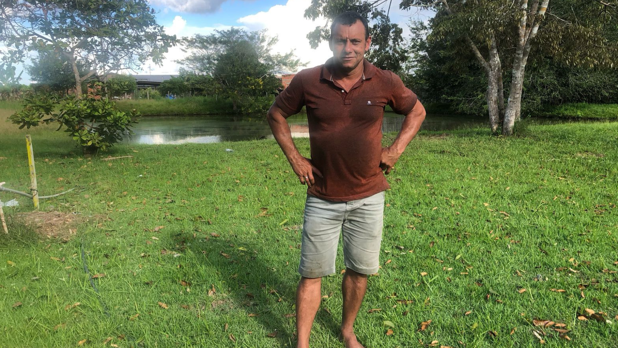 Sebastião Moraes, produtor rural que reside na região do Rio Macauã