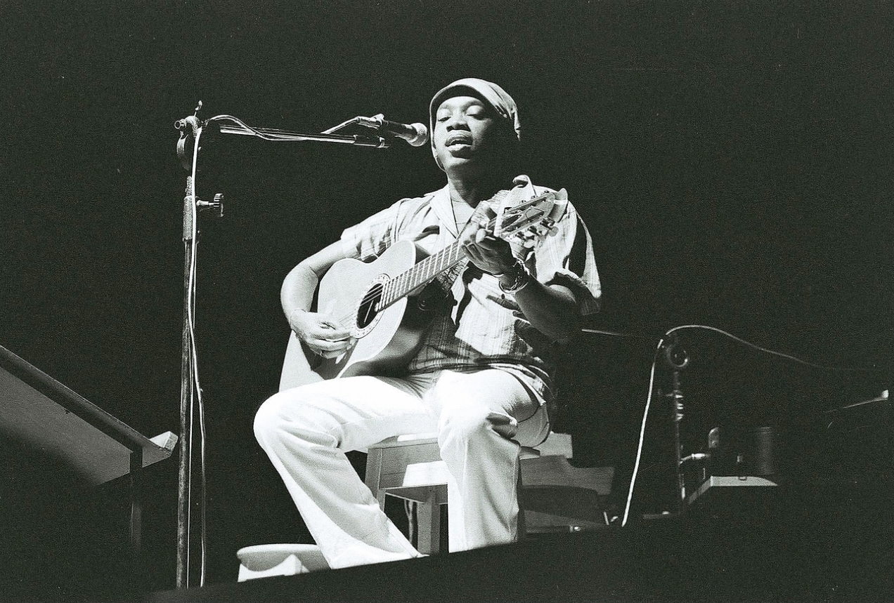 Milton Nascimento im Konzert am 1. Mai 1981 im Rio Centro