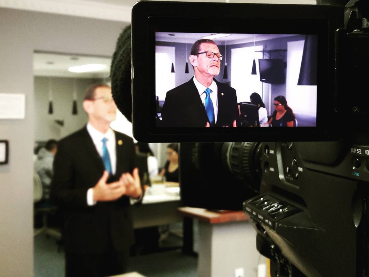 Renato Daniel Tichauer, Fundador e Presidente da Assosíndicos, em gravação