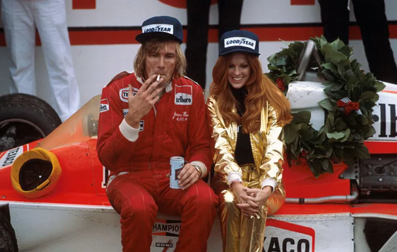 James Hunt e uma amiga