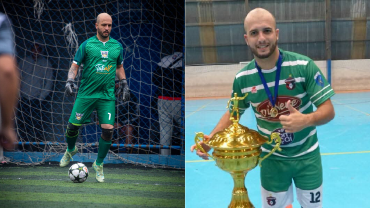 O goleiro de aluguel Lucas Coutinho não utiliza aplicativo para participar de jogos