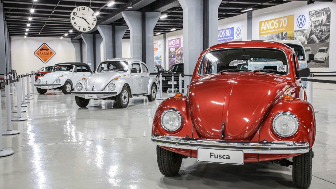Volkswagen Fusca na Garagem VW