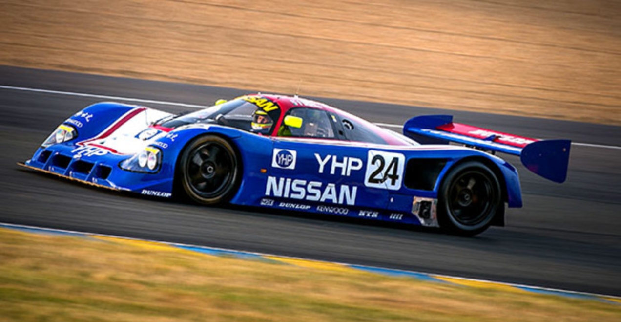 Nissan R90CK, pole de Le Mans com Mark Blundell