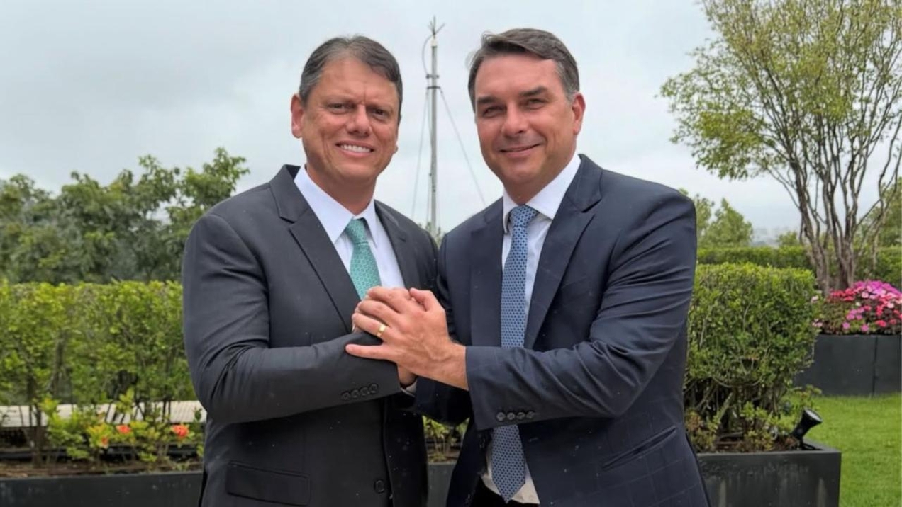 Tarc&iacute;sio de Freitas &eacute; o candidato apoiado por Fl&aacute;vio Bolsonaro para o governo de S&atilde;o Paulo