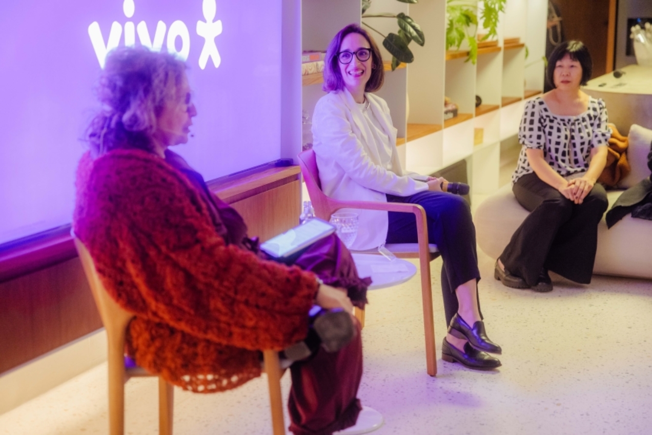 Maria Prata e Joyce Pascowitch na Casa Vivo