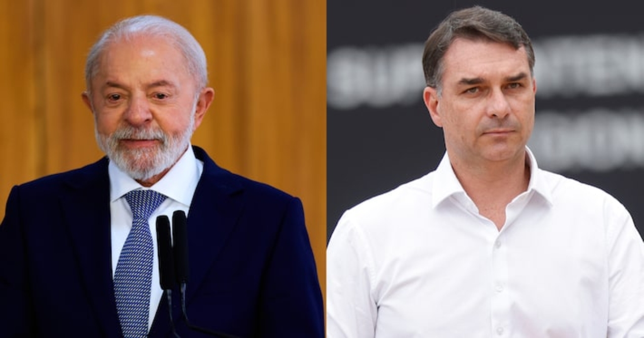 Lula e Fl&aacute;vio Bolsonaro v&atilde;o disputar a Presid&ecirc;ncia em outubro