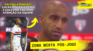 Lucas Moura atribui a derrota por falta de atenção nas jogadas de gol do Inter