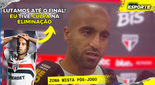 Lucas assume a culpa pela eliminação do São Paulo na Libertadores