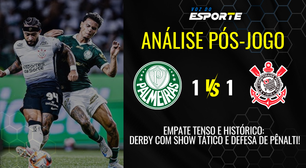 Derbi elétrico entre Palmeiras e Corinthians - Rodra na área