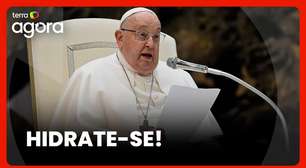 Hidratação pode previnir insuficiência renal, doença de Papa Francisco