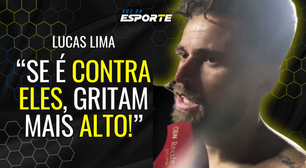 Lucas Lima critica postura da arbitragem e insinua "todo mundo tem medo deles"