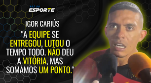 Igor Carius diz que o Sport lutou diante do Fortaleza, mas o resultado não veio
