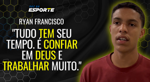 Autor do gol de empate Ryan Francisco celebra oportunidade e diz: "tudo tem seu tempo"
