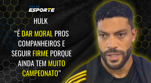 Hulk reclama da sequencia de jogos e do cansaço