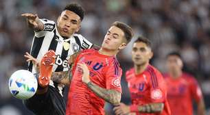 Botafogo vence com um a menos e avança às oitavas da Libertadores