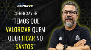 Cleber Xavier valoriza atletas que querem permanecer no Santos