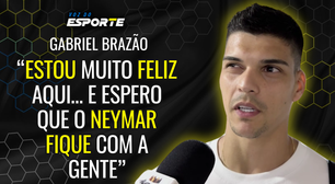 Brazão valoriza apoio da torcida e elogia Neymar no elenco